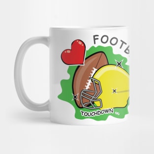 I Love American Football Mug